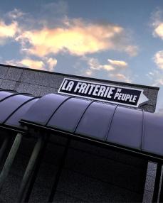 Lettres relief PVC - LE PEUPLE