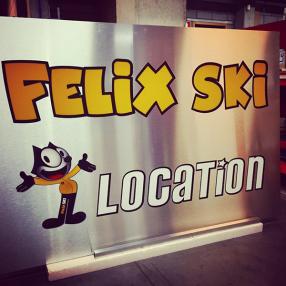 caisson lumineux ou ajouré FELIX SKI